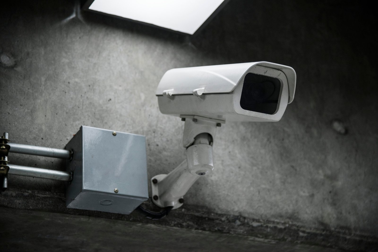 Closeup Cctv Camera Wall Scaled